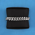 8mm Miami Cuban Bracelet (Iced Out Clasp) - Premium 316L Stainless