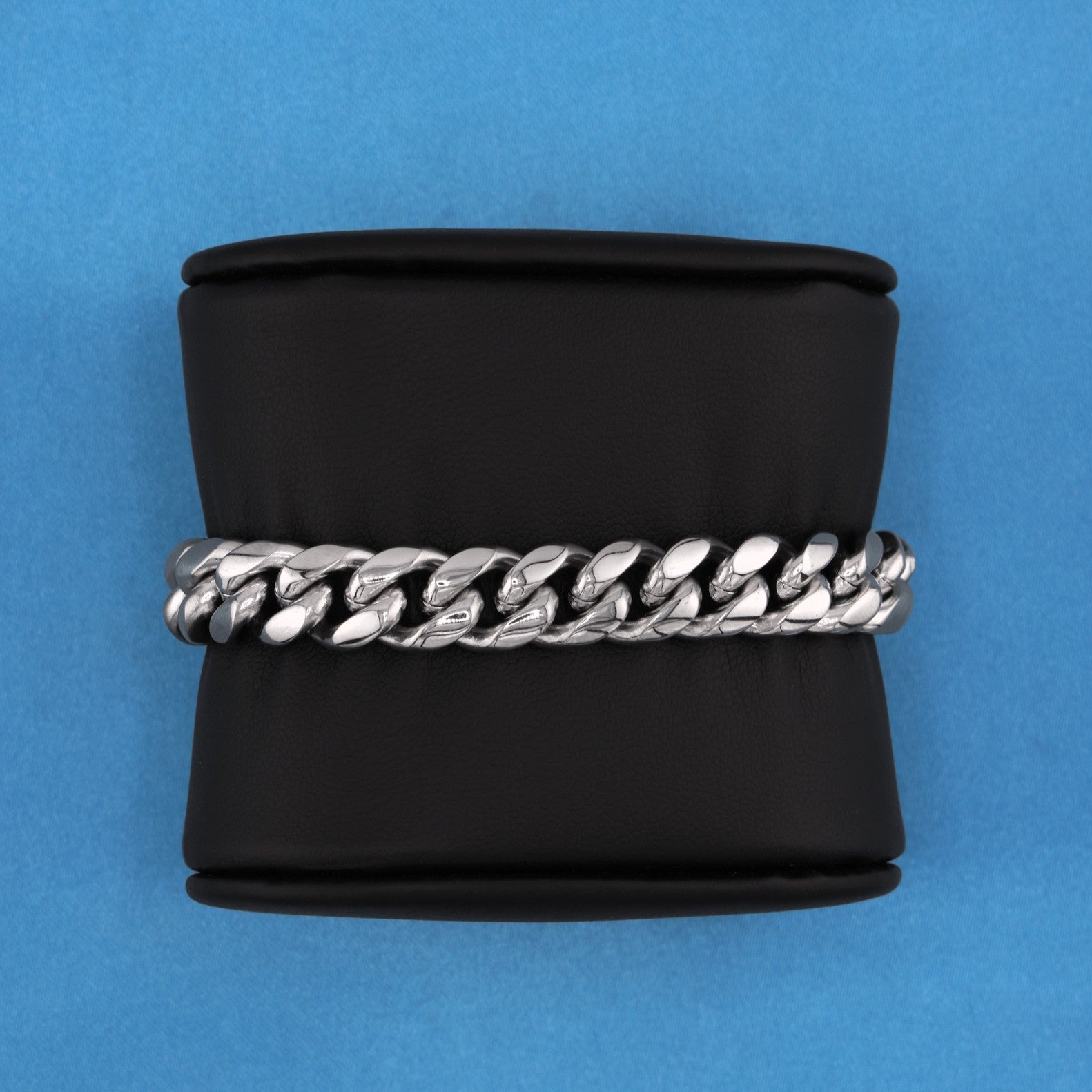 10mm Miami Cuban Bracelet (Iced Out Clasp) - Premium 316L Stainless