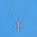 Zodiac Sign Aries Necklace - 925 Silver