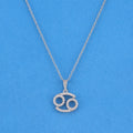 Zodiac Sign Cancer Necklace - 925 Silver