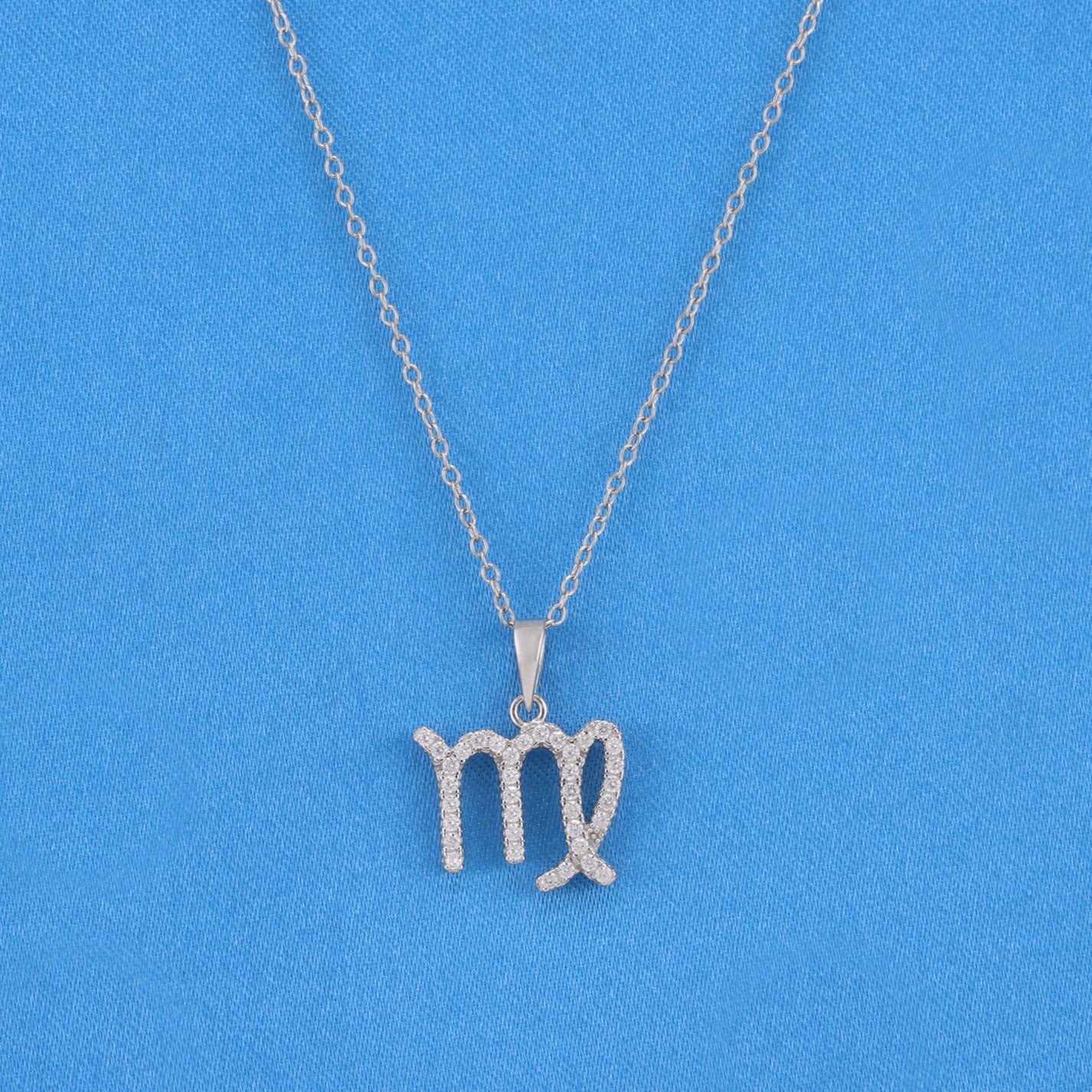 Zodiac Sign Virgo Necklace - 925 Silver