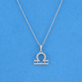 Zodiac Sign Libra Necklace - 925 Silver
