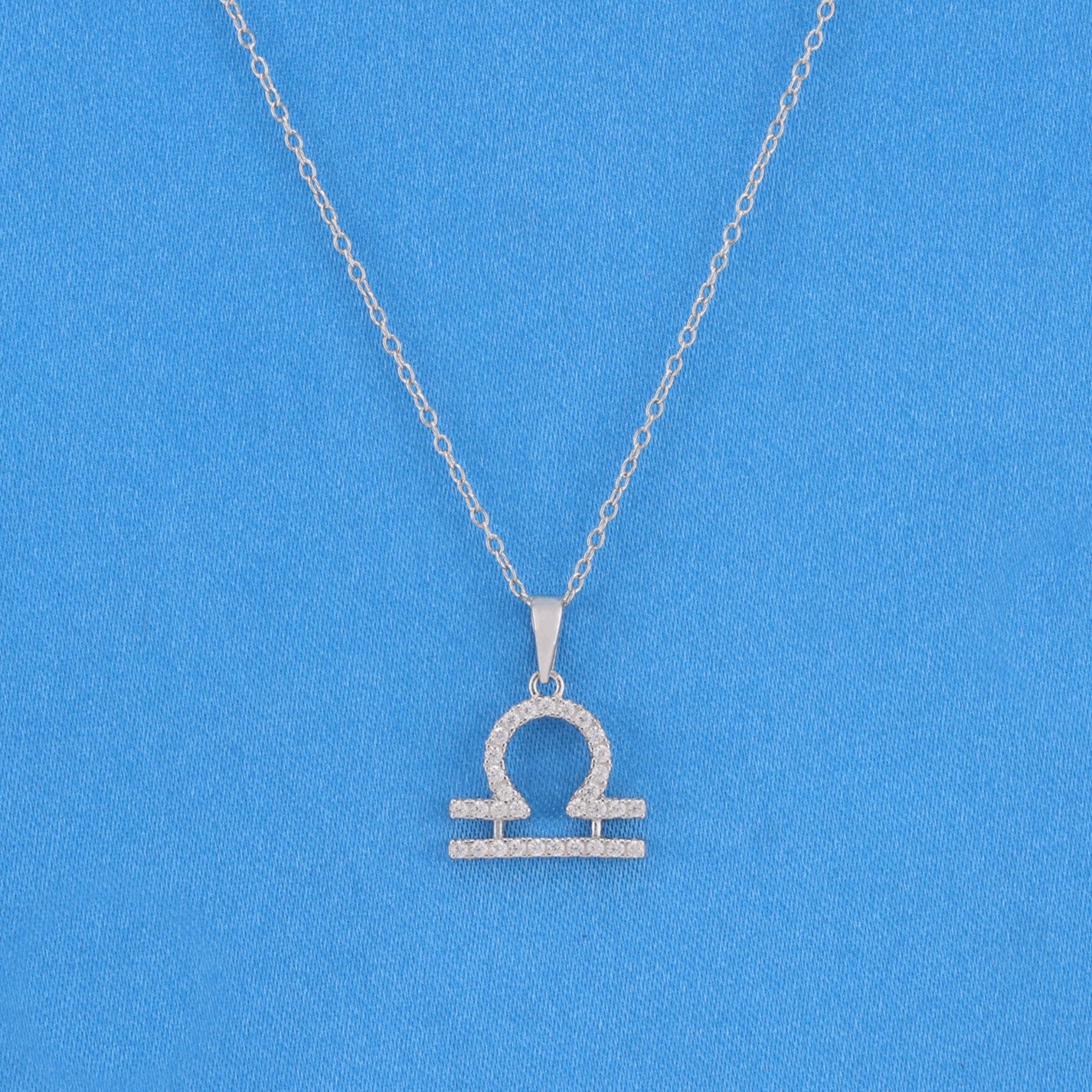 Zodiac Sign Libra Necklace - 925 Silver
