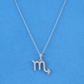 Zodiac Sign Scorpio Necklace - 925 Silver