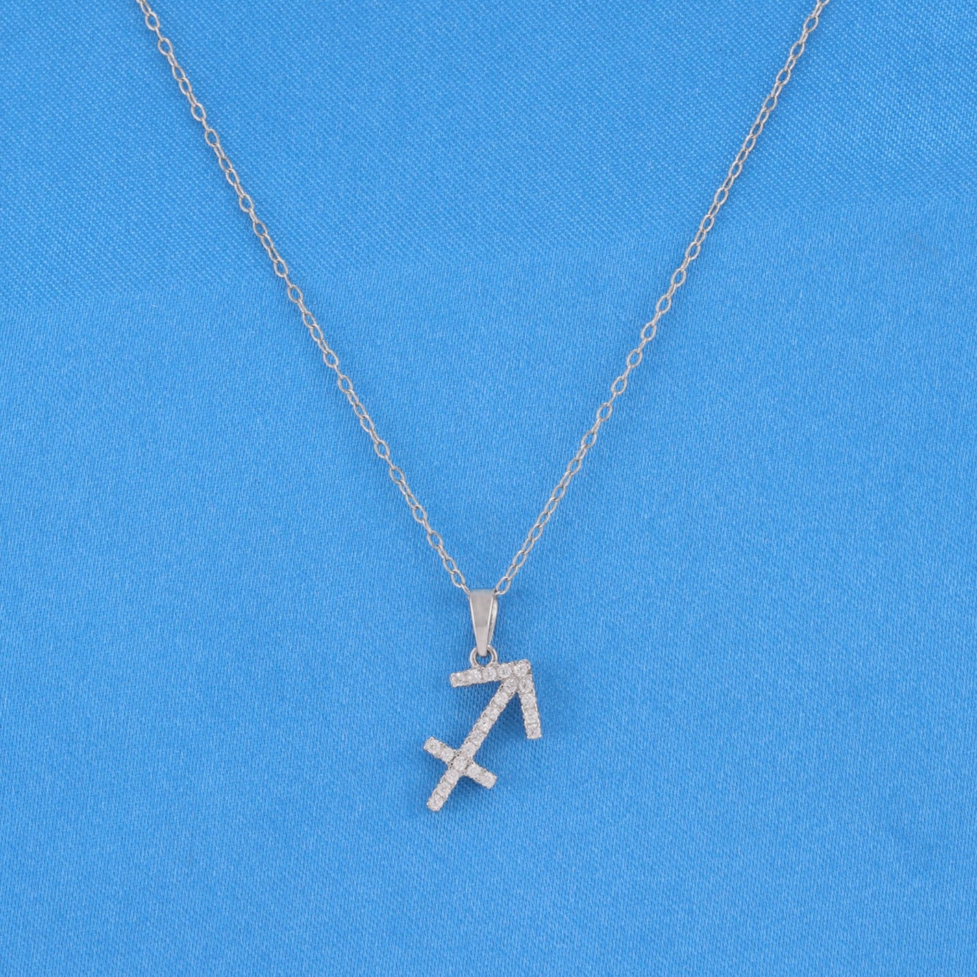Zodiac Sign Saggitarius Necklace - 925 Silver