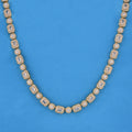 Iced Gemstone Necklace - Gold