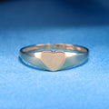 Heart Signet Ring - 10k Gold