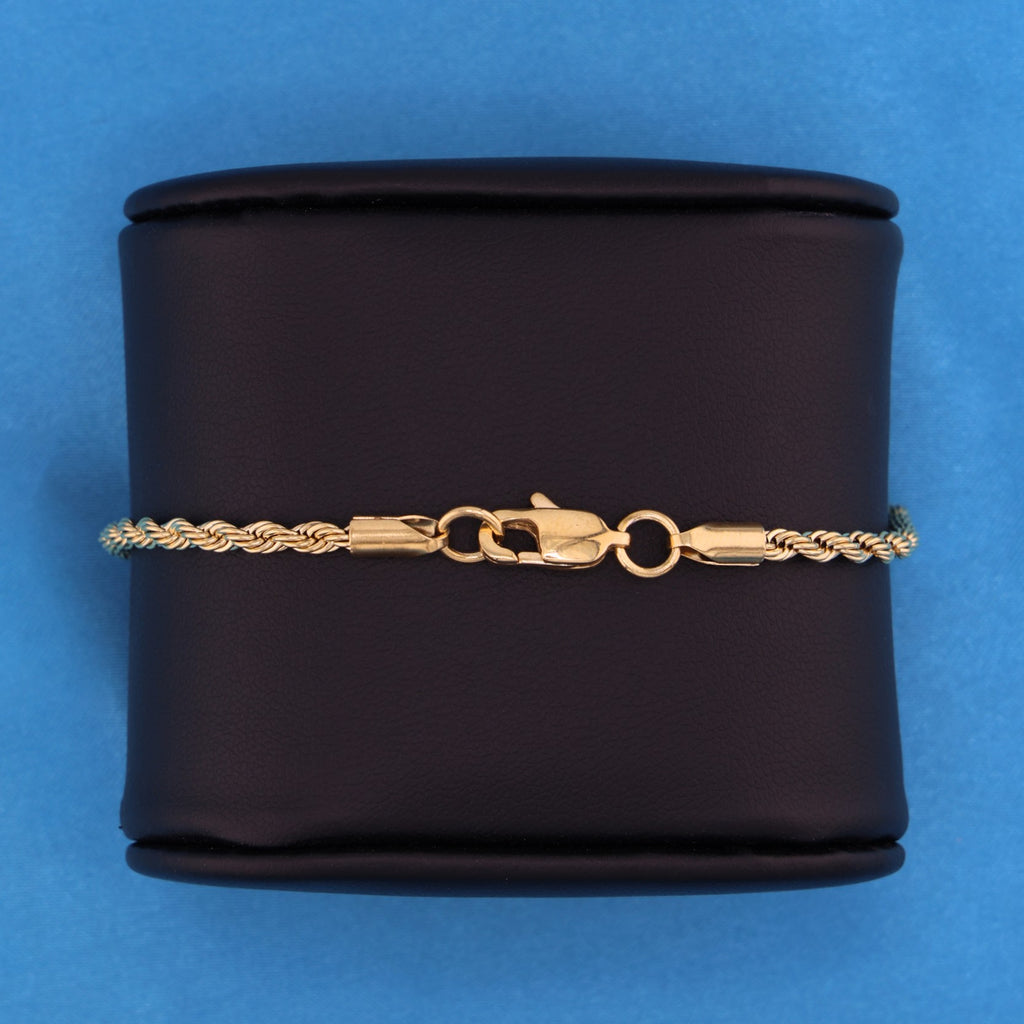 3mm Rope Bracelet - Gold