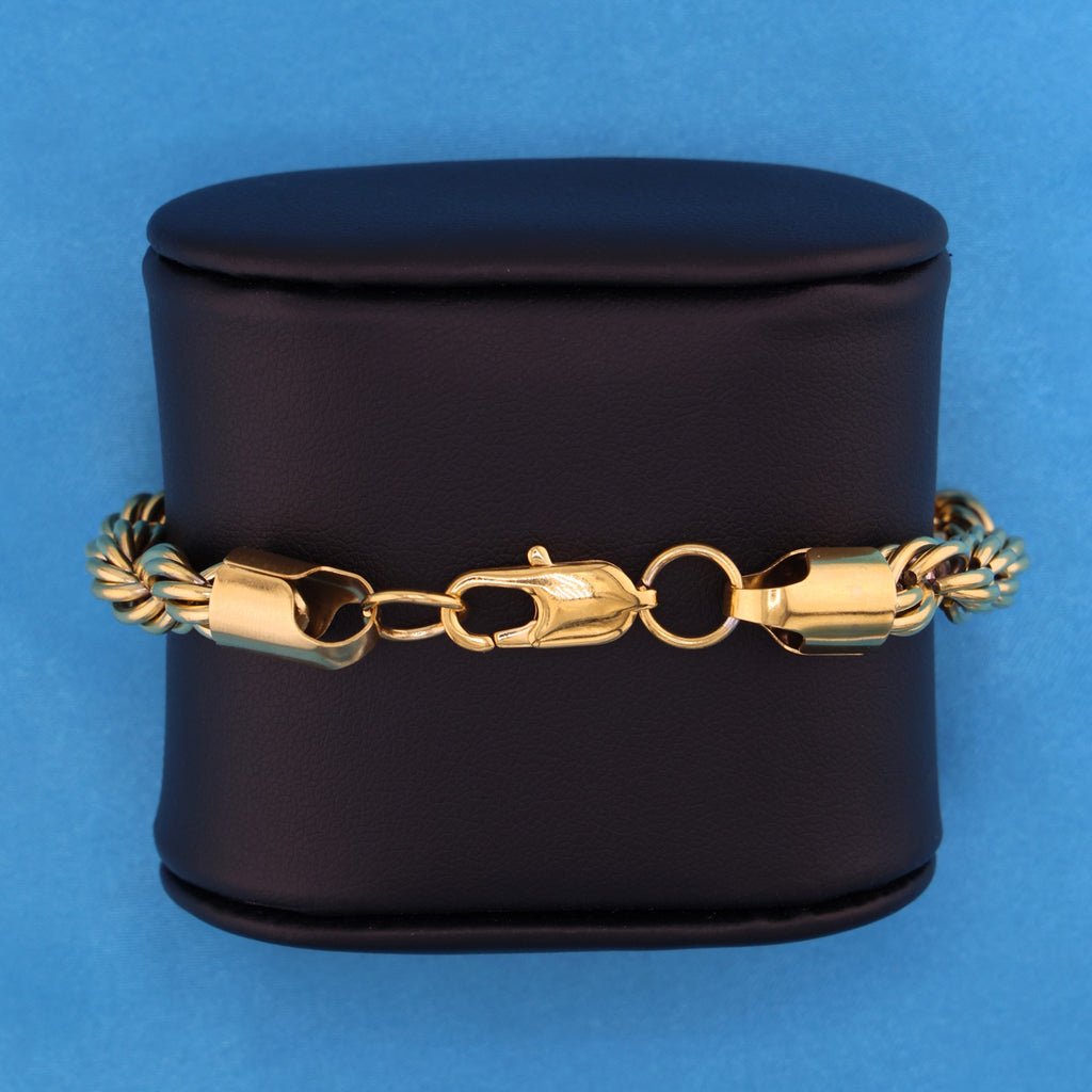 8mm Rope Bracelet - Gold