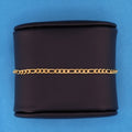 3mm Figaro Bracelet - Gold