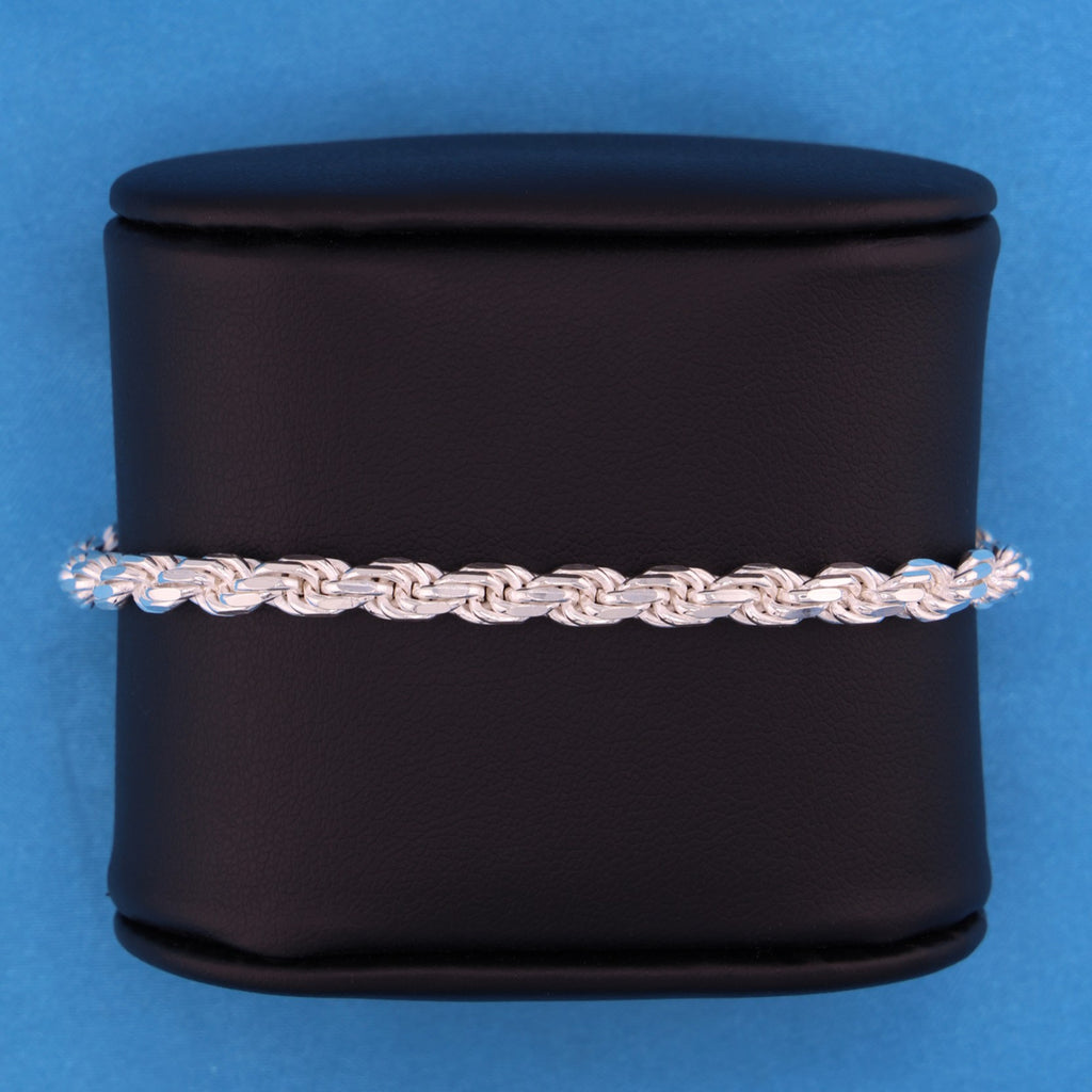 5mm Rope Bracelet - 925 Silver