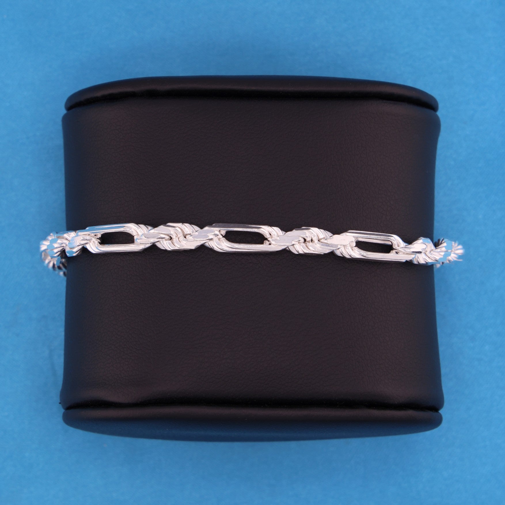 5mm Figarope Bracelet - 925 Silver