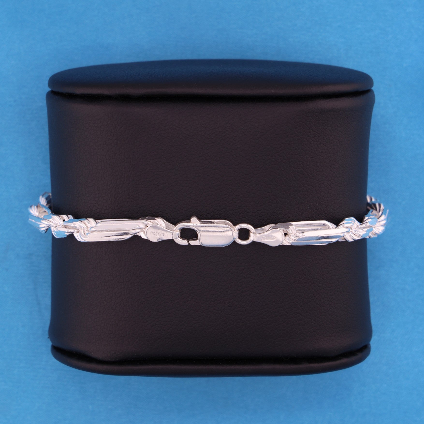 5mm Figarope Bracelet - 925 Silver