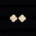 Clover Earrings - 10k Gold