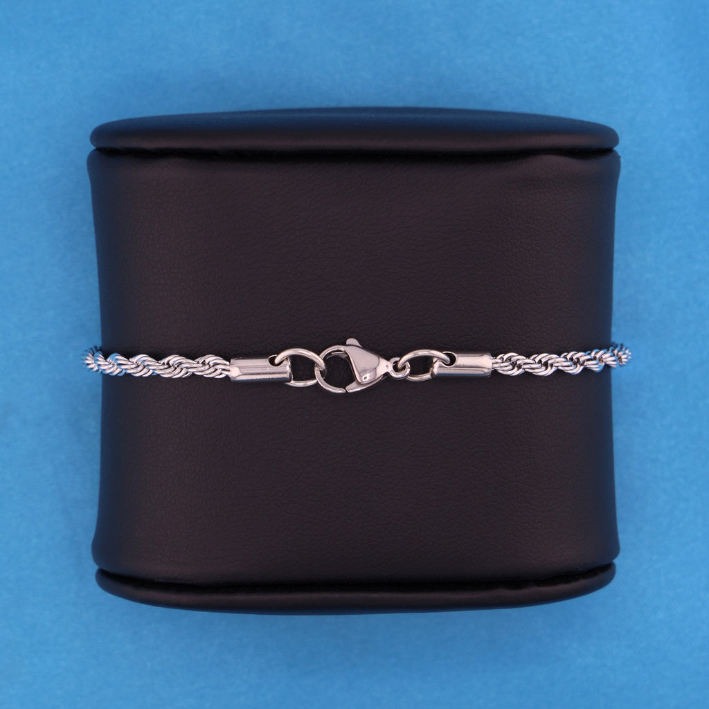 3mm Rope Bracelet - Premium 316L Stainless