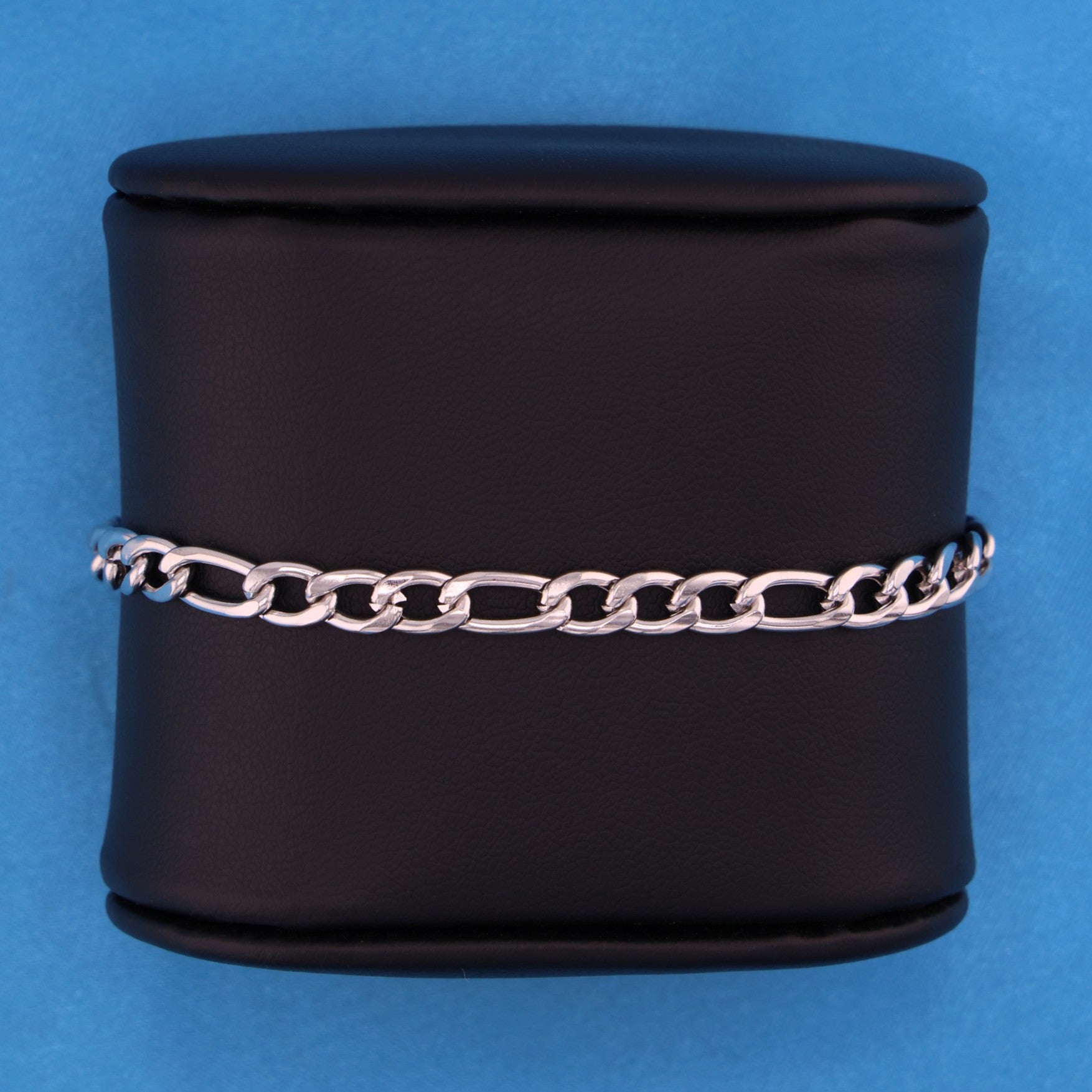 5mm Figaro Bracelet - Premium 316L Stainless