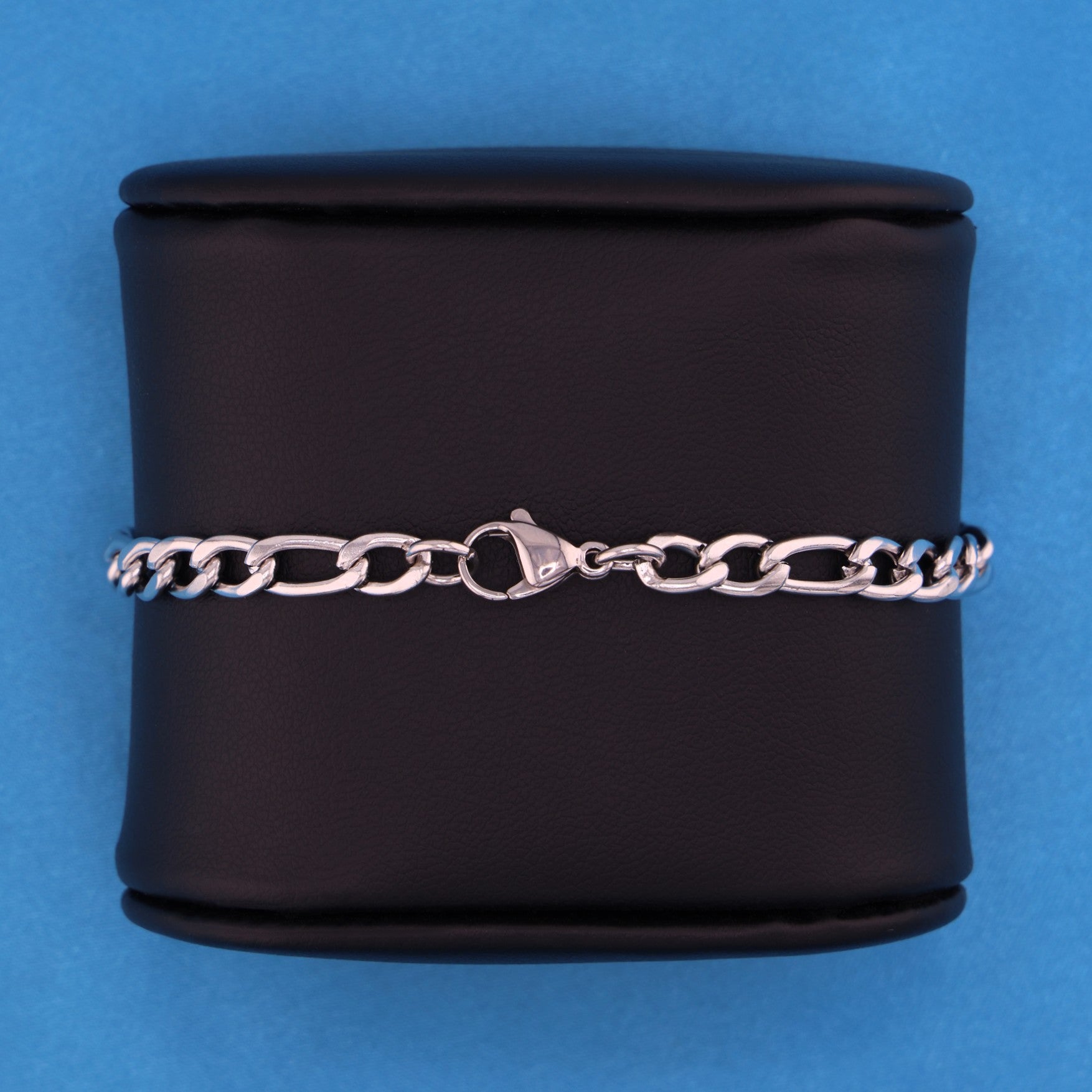 5mm Figaro Bracelet - Premium 316L Stainless