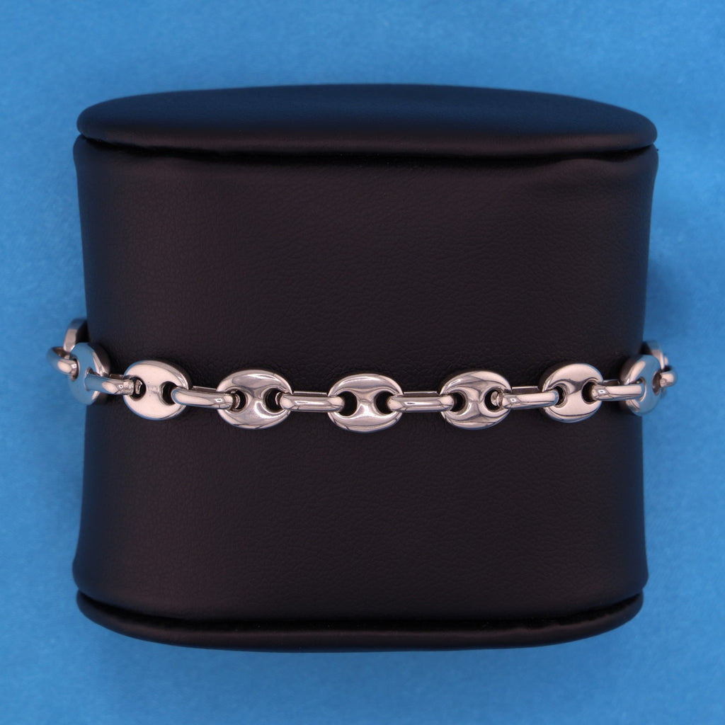 7mm Coffee Bean Bracelet - Premium 316L Stainless