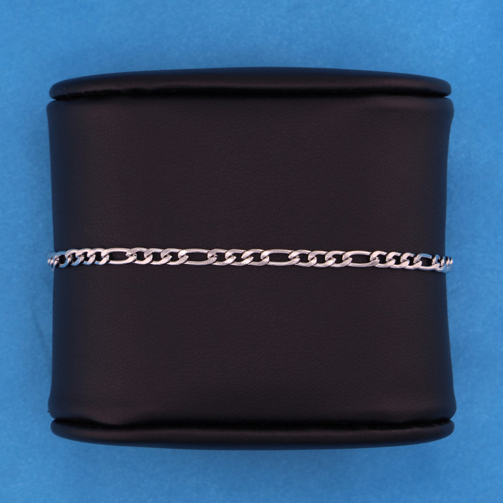 3mm Figaro Bracelet - Premium 316L Stainless