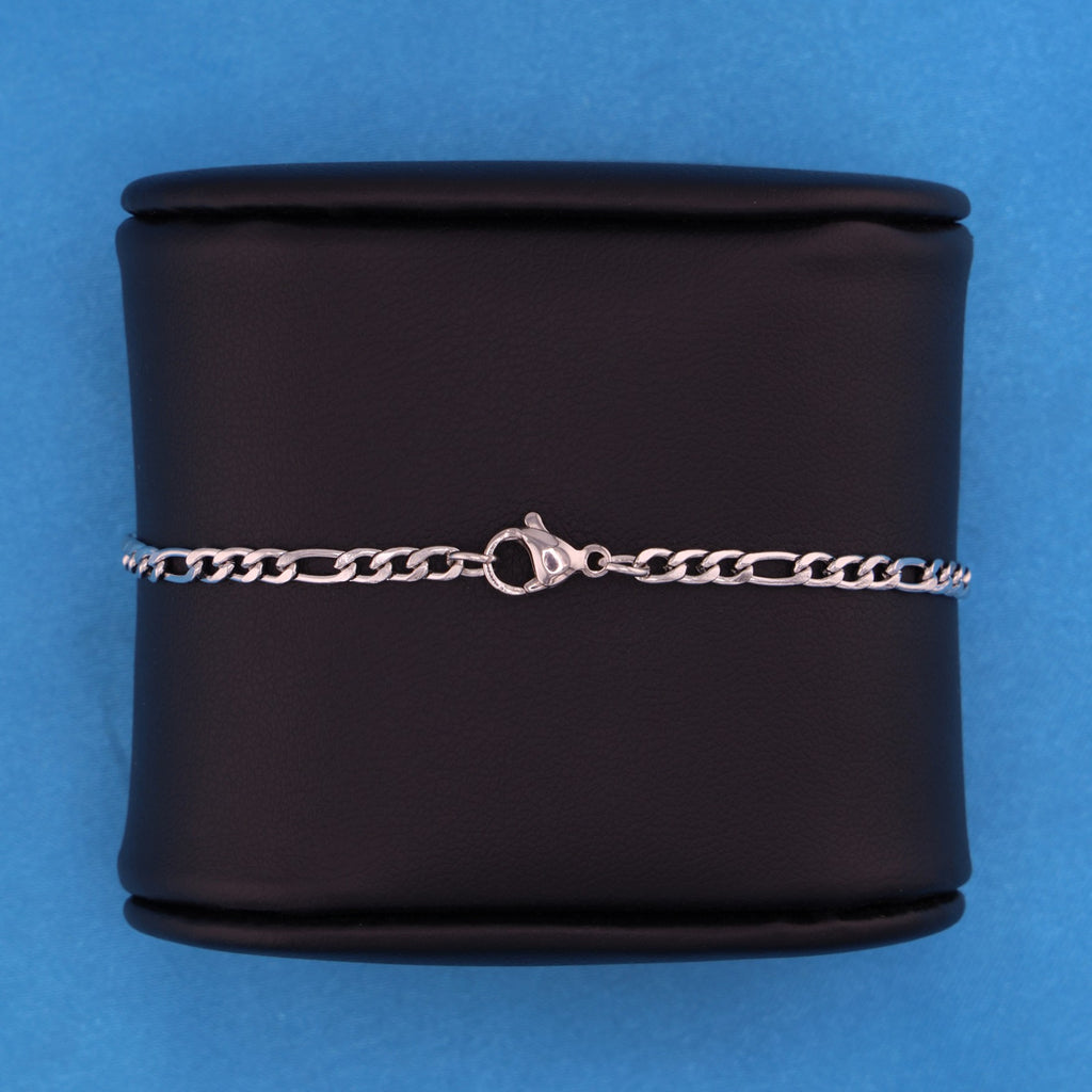 3mm Figaro Bracelet - Premium 316L Stainless