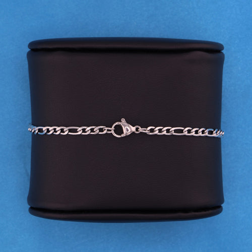 3mm Figaro Bracelet - Premium 316L Stainless