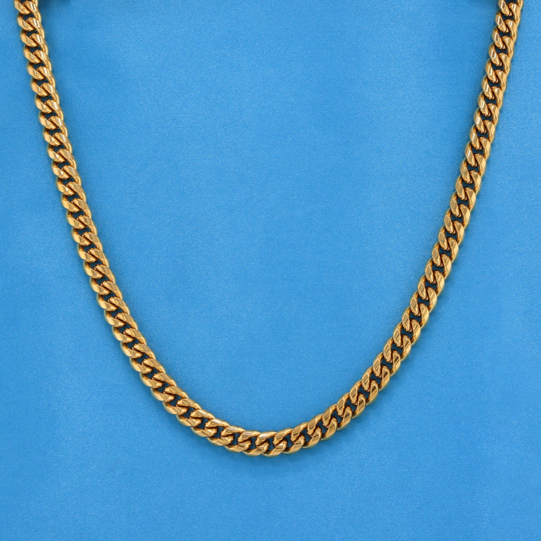 8mm Miami Cuban Chain - Gold