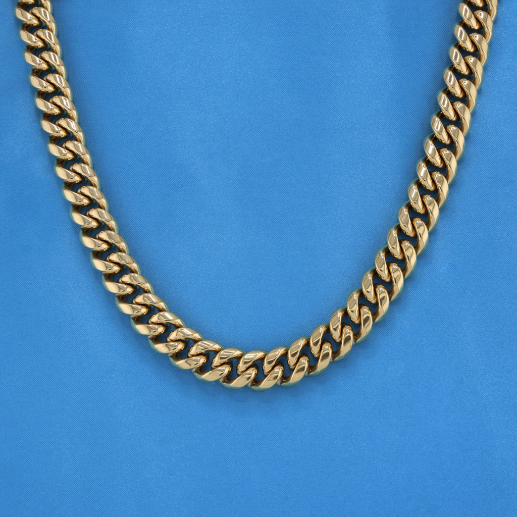 14mm Miami Cuban Chain - Gold