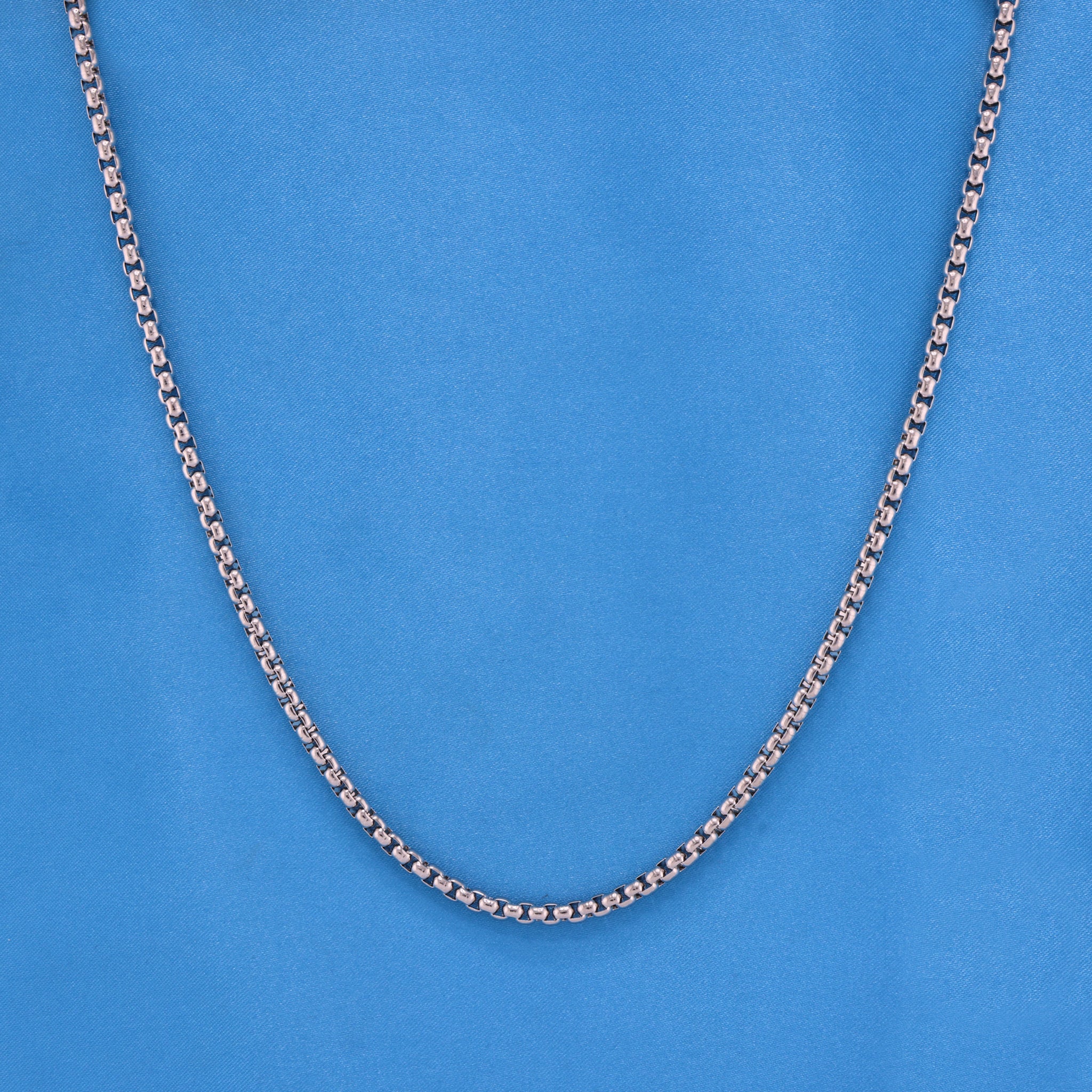 4mm Round Box Chain - Premium 316L Stainless