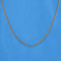 3mm Micro Cuban Curb link chain - Gold