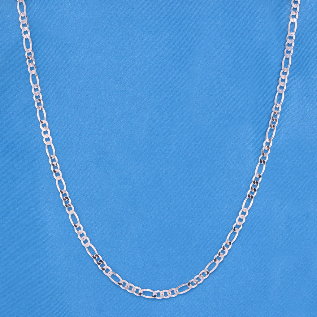 5mm Figaro Chain - 925 Silver