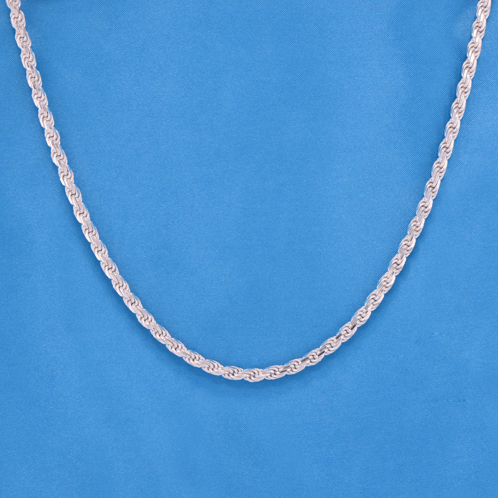 5mm Rope Chain - 925 Silver