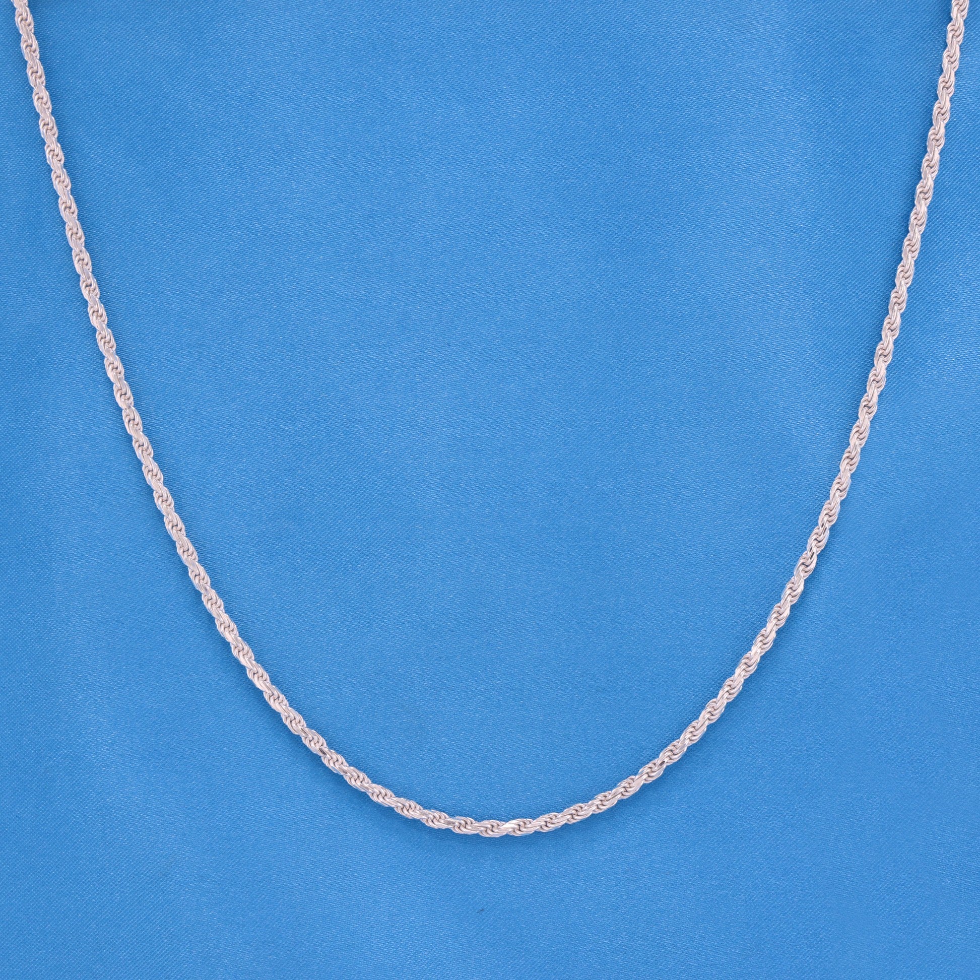 3mm Rope Chain - 925 Silver