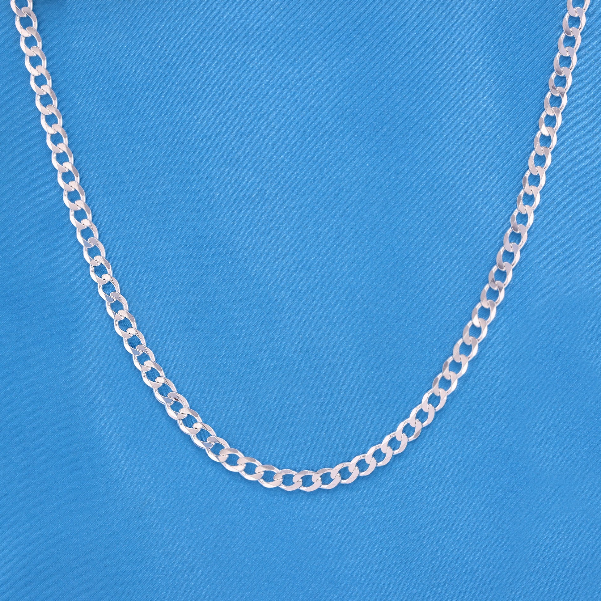 6mm Cuban Chain - 925 Silver
