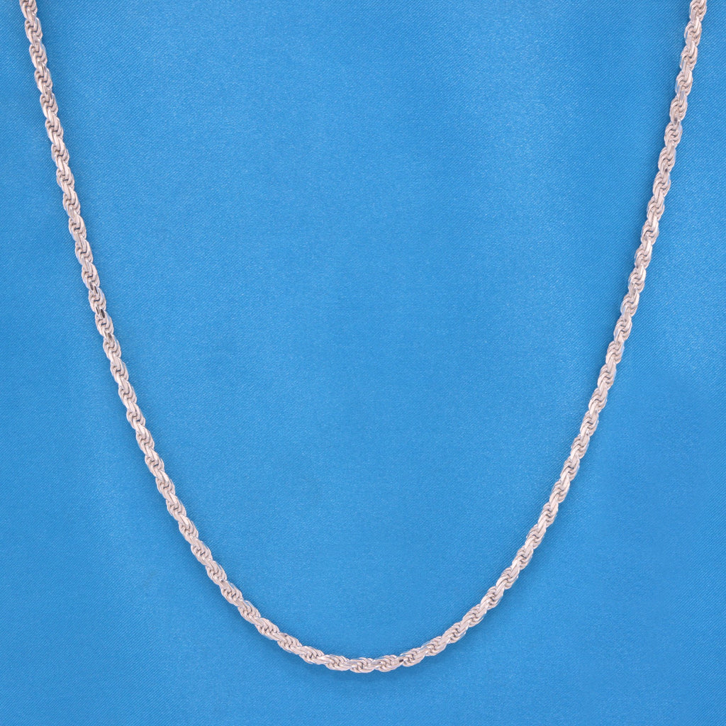 4mm Rope Chain - 925 Silver