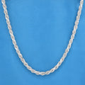 7mm Rope Chain - 925 Silver