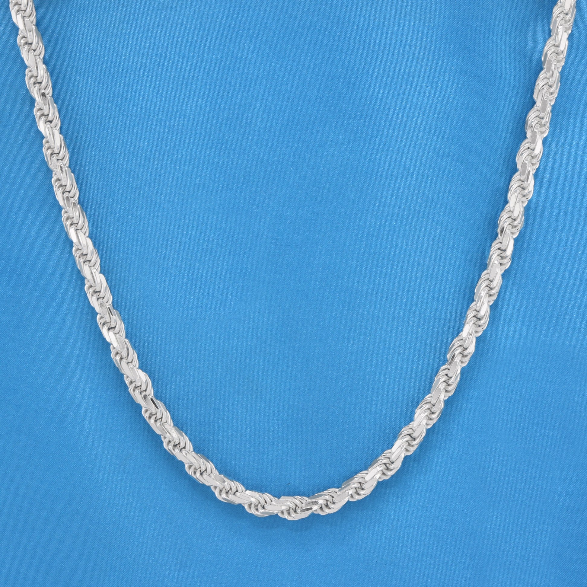 6mm Rope Chain - 925 Silver