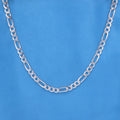 9mm Figaro Chain - 925 Silver