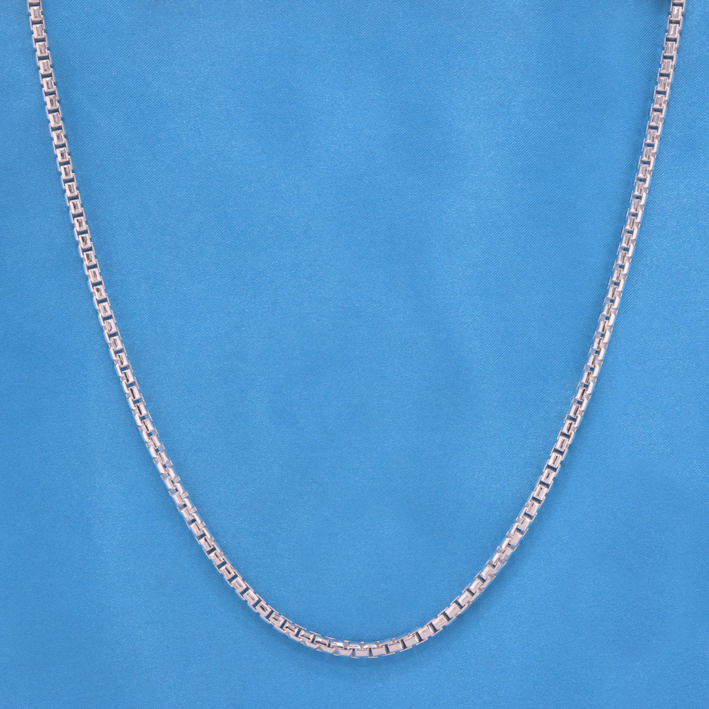 5mm Round Box Chain - 925 Silver