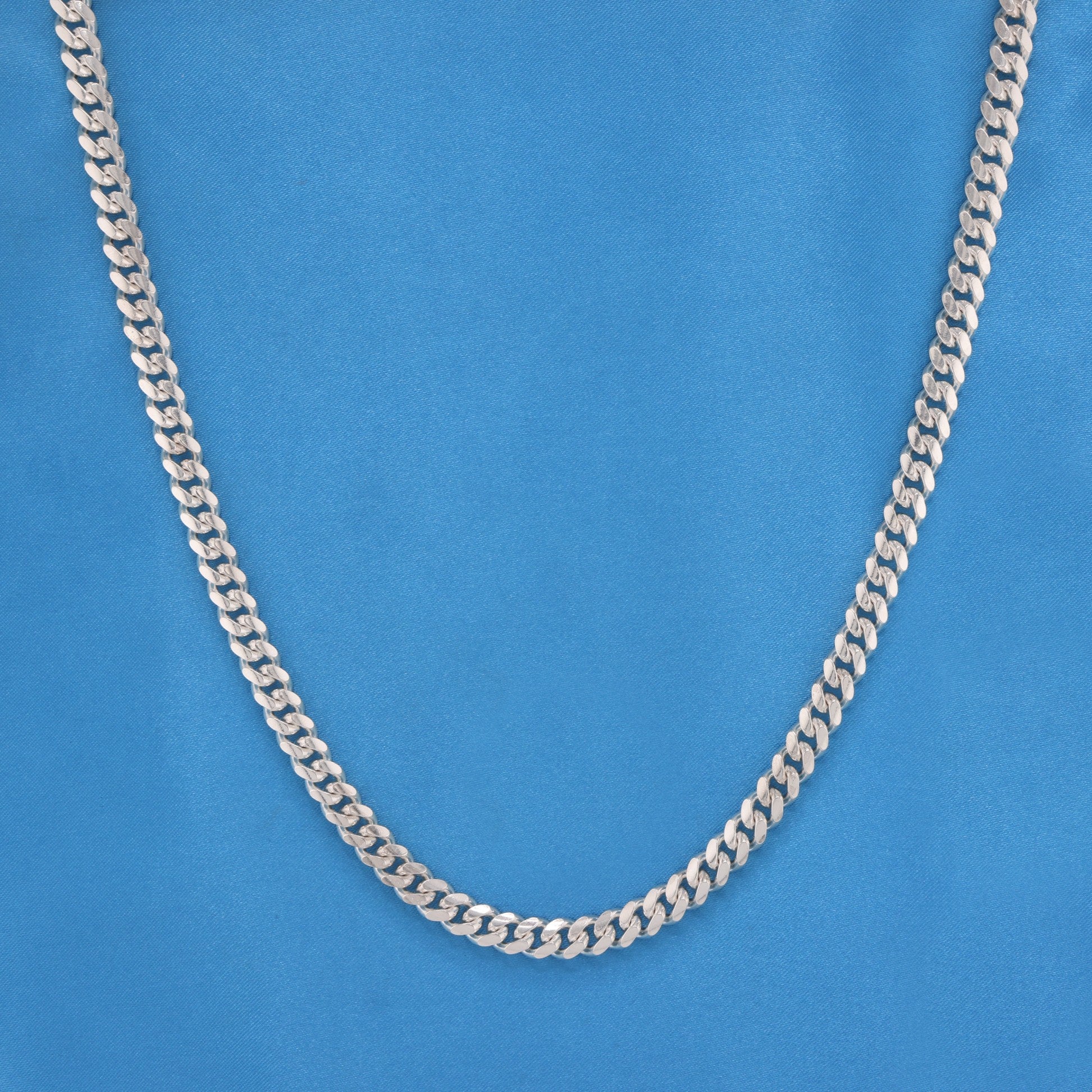 7mm Solid Miami Cuban Chain - 925 Silver