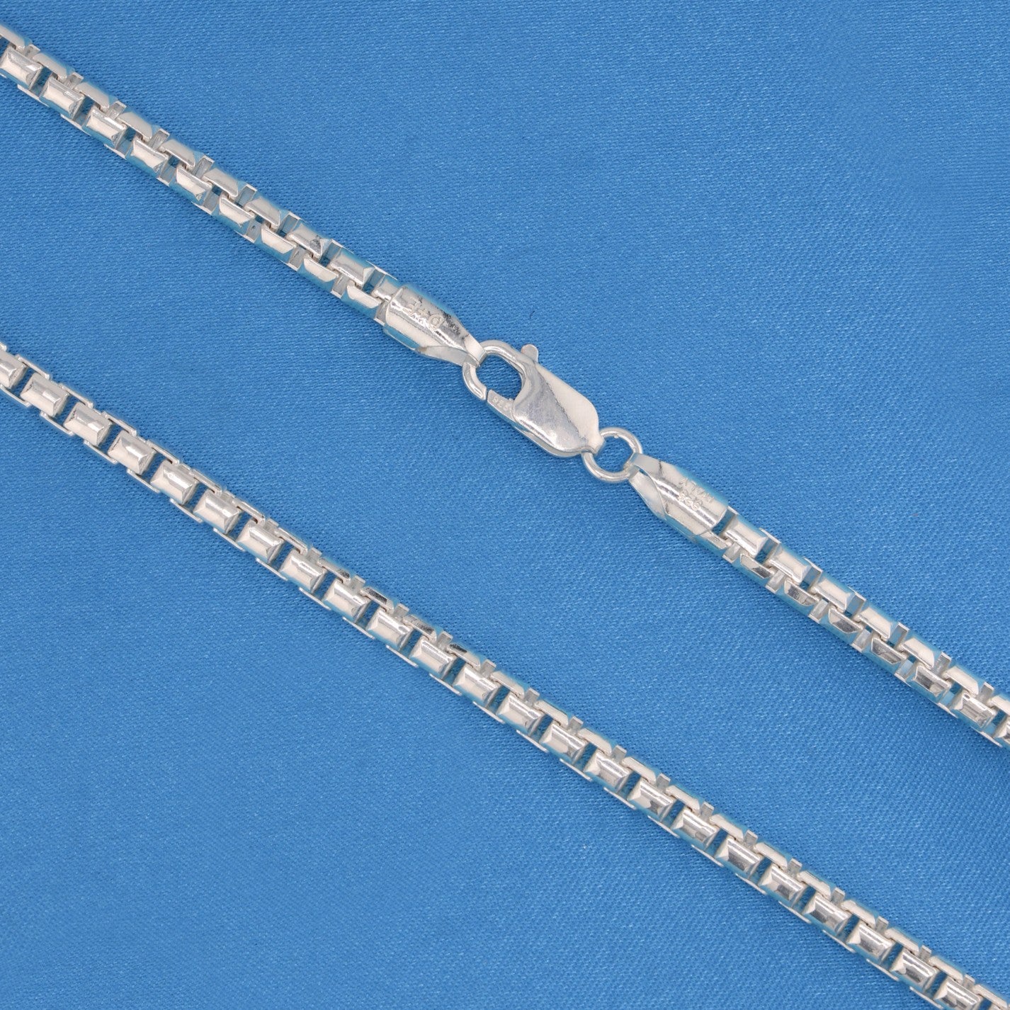 5mm Round Box Chain - 925 Silver
