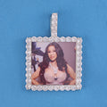 Custom Square Photo Pendant - 925 Silver