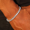 5mm Moissanite Tennis Bracelet - 925 Silver