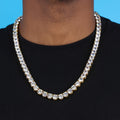 8mm Tennis Chain - Gold