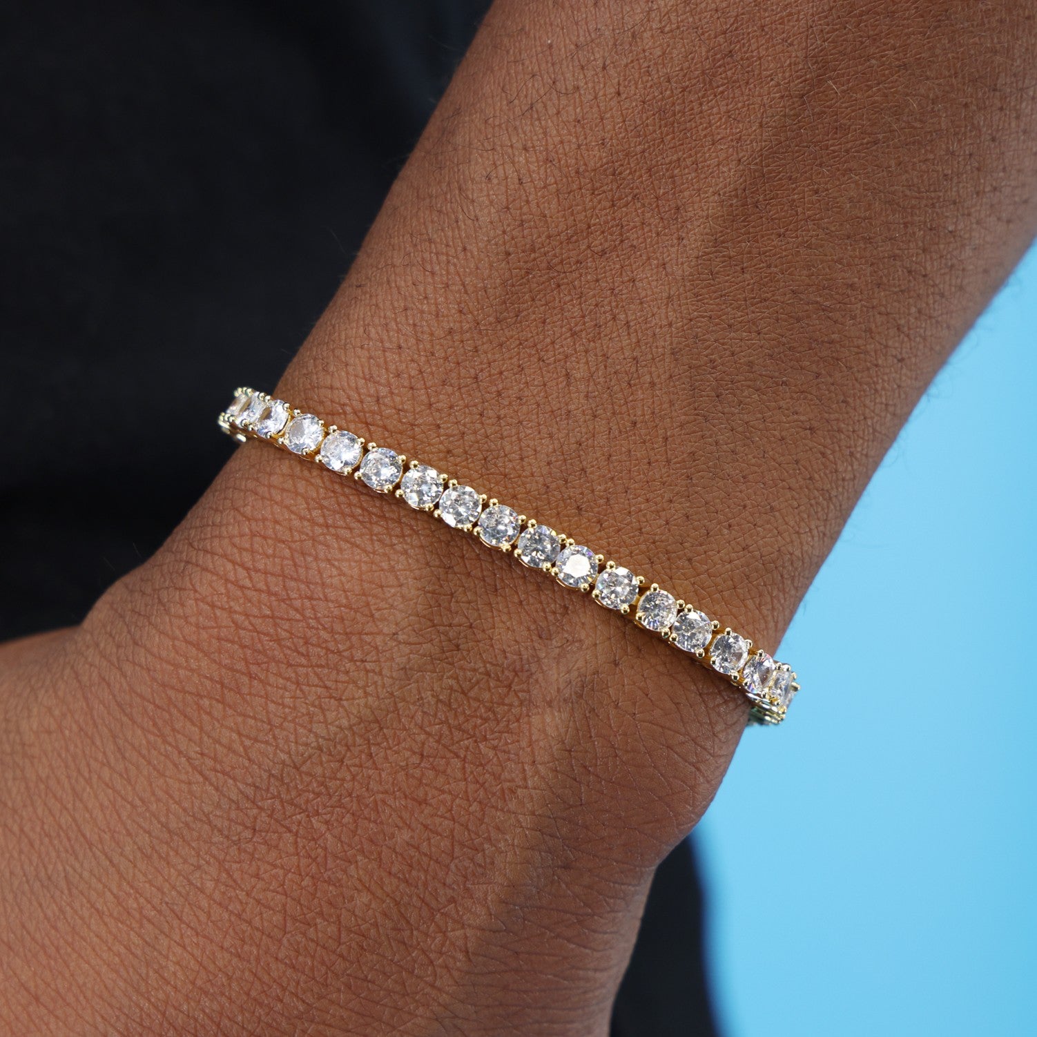 4mm Tennis Bracelet - Gold