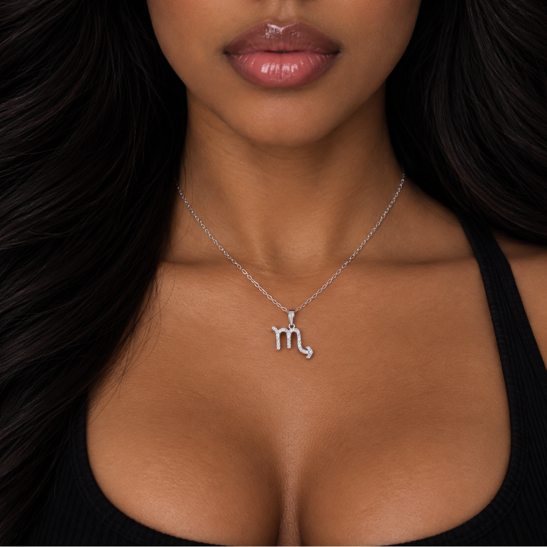 Zodiac Sign Scorpio Necklace - 925 Silver